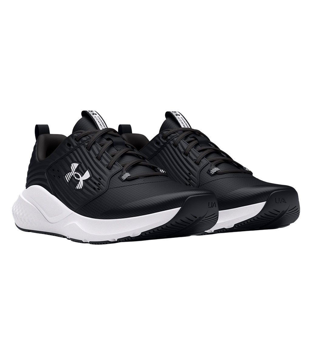 Under Armour Commit 4 Training Ayakkabı Siyah Beyaz