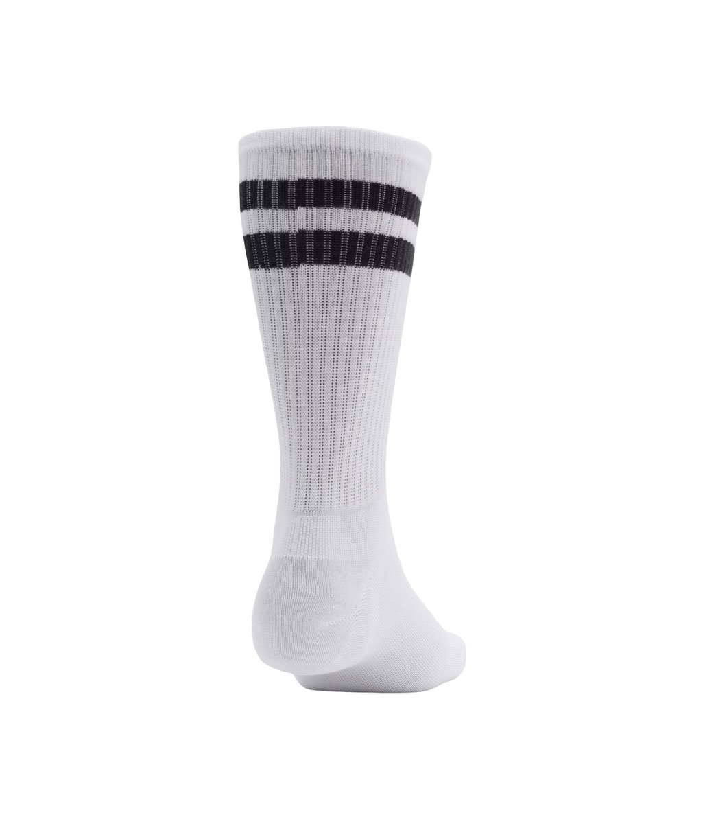 Under Armour Essential 6'Lı Paket Crew Çorap Beyaz Siyah