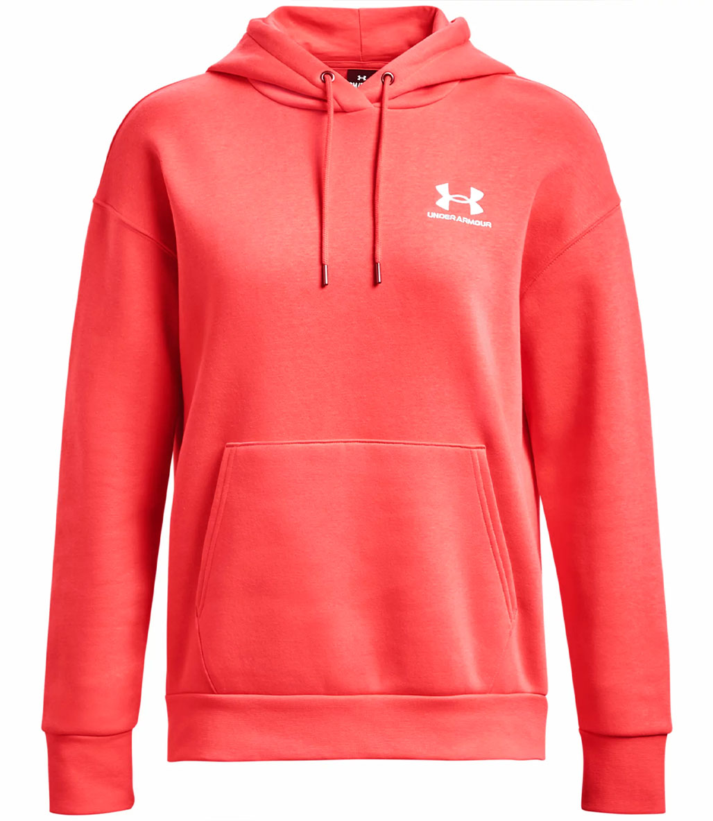 Under Armour Essential Fleece Kadın Kapüşonlu Sweatshirt Pembe