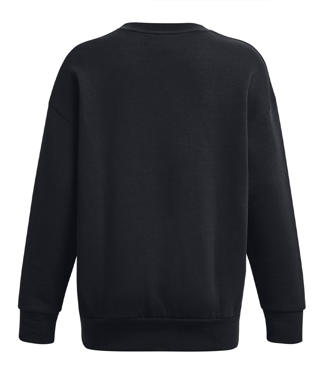 Under Armour Essential Fleece Kadın Oversize Uzun Kollu Sweatshirt Siyah