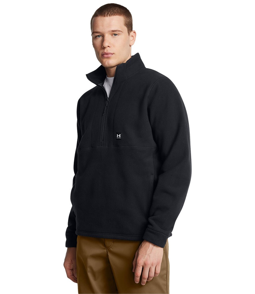 Under Armour Expanse Fleece Yarım Fermuarlı Sweatshirt Siyah