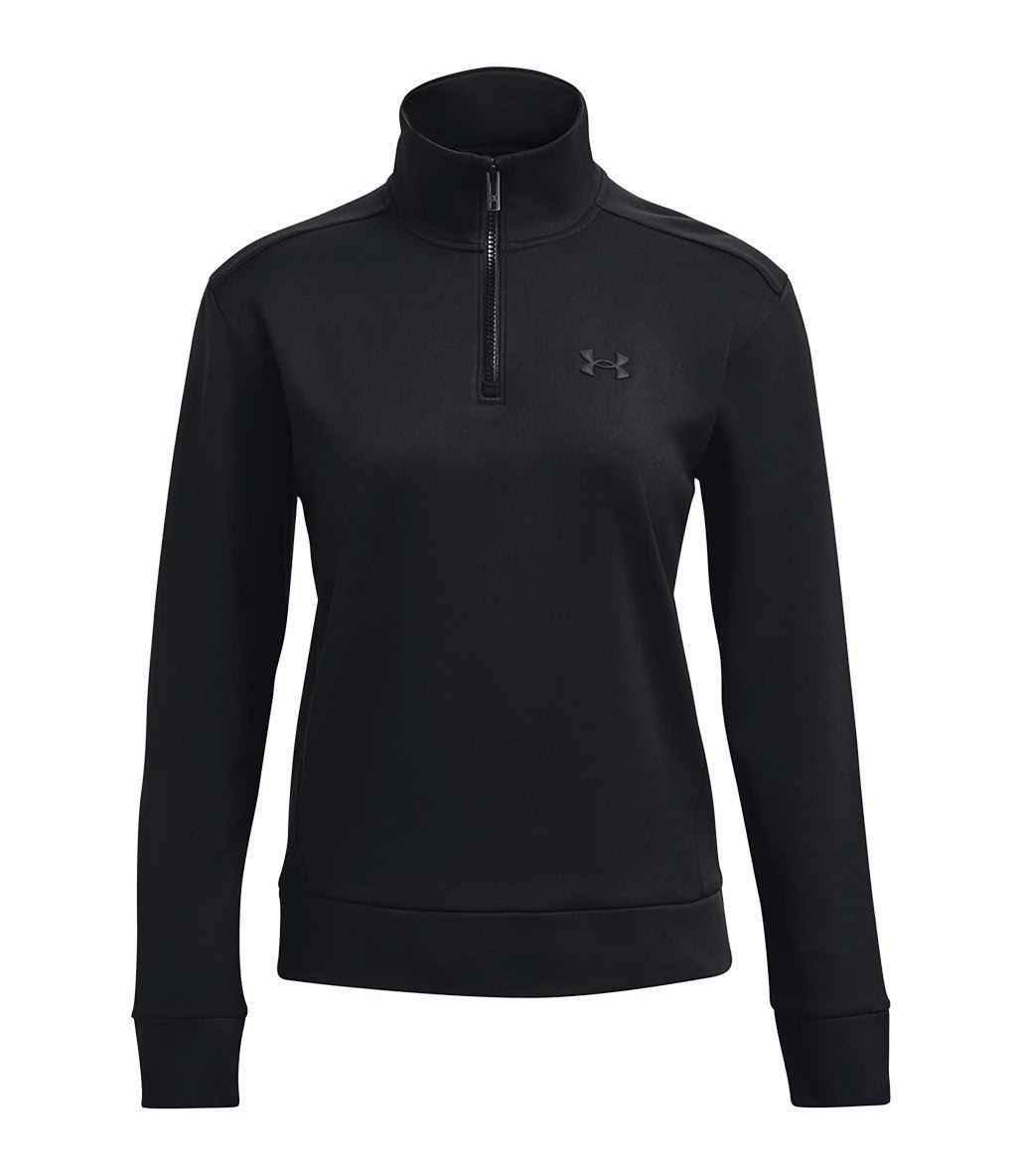Under Armour Fleece 1/4 Fermuarlı Kadın Sweatshirt Siyah