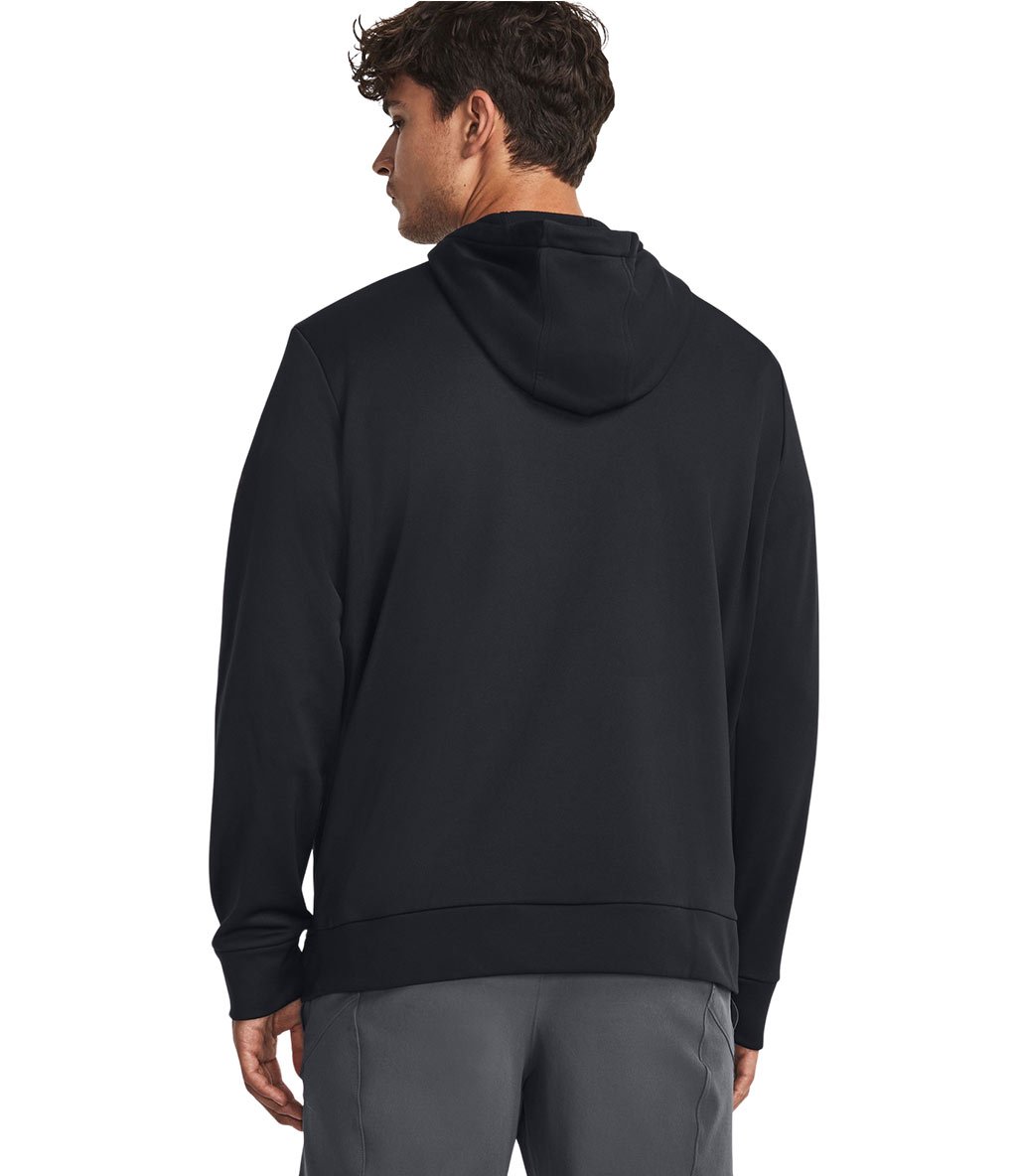 Under Armour Fleece Graphic Kapüşonlu Sweatshirt Siyah