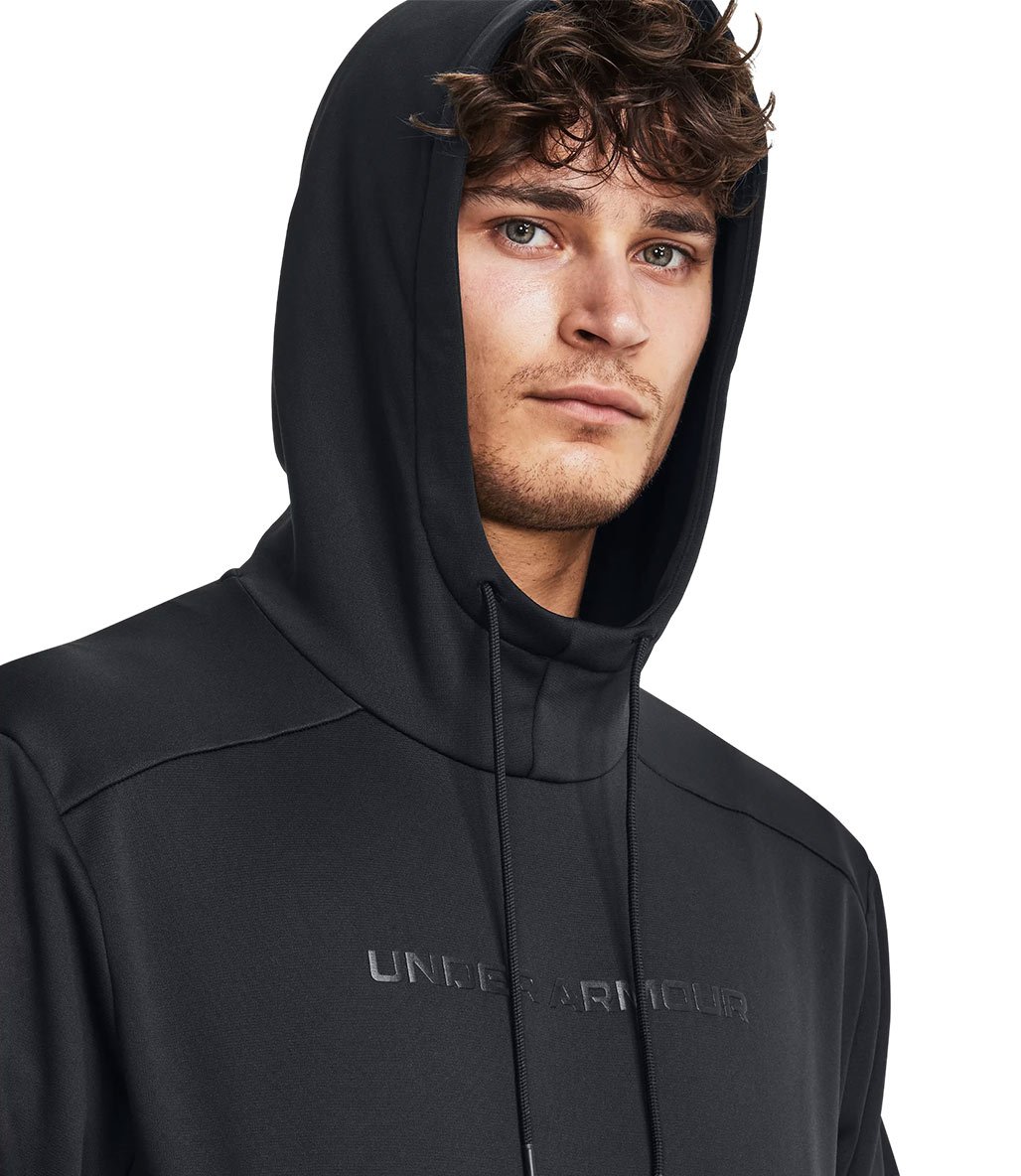 Under Armour Fleece Graphic Kapüşonlu Sweatshirt Siyah
