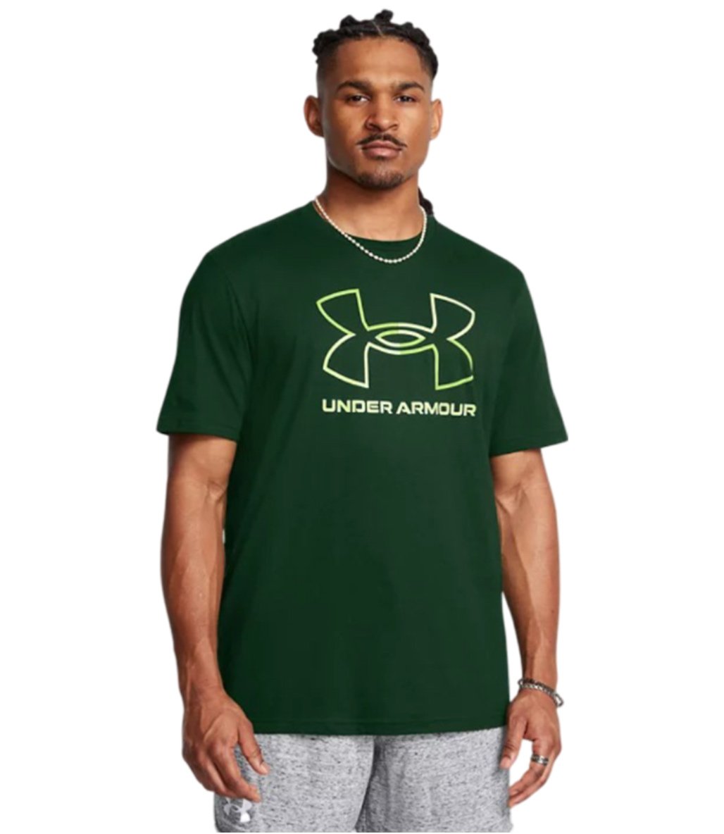 Under Armour GL Foundation Update T-Shirt Koyu Yeşil