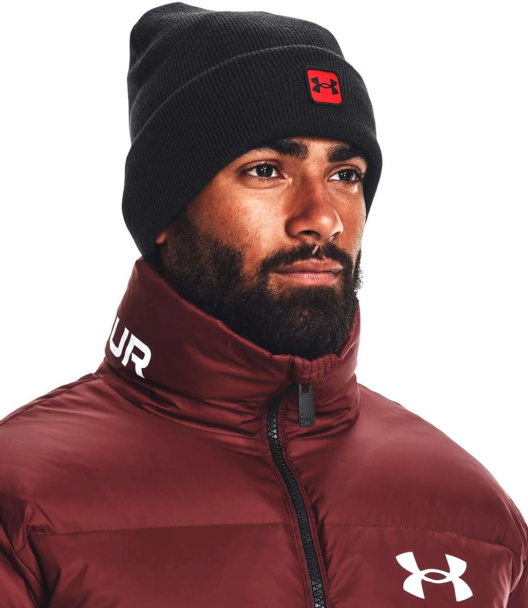 Under Armour Halftime Cuff Bere Siyah Kırmızı