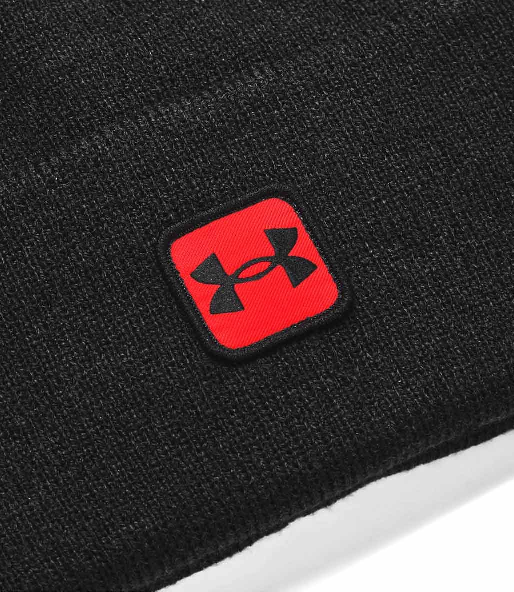 Under Armour Halftime Cuff Bere Siyah Kırmızı