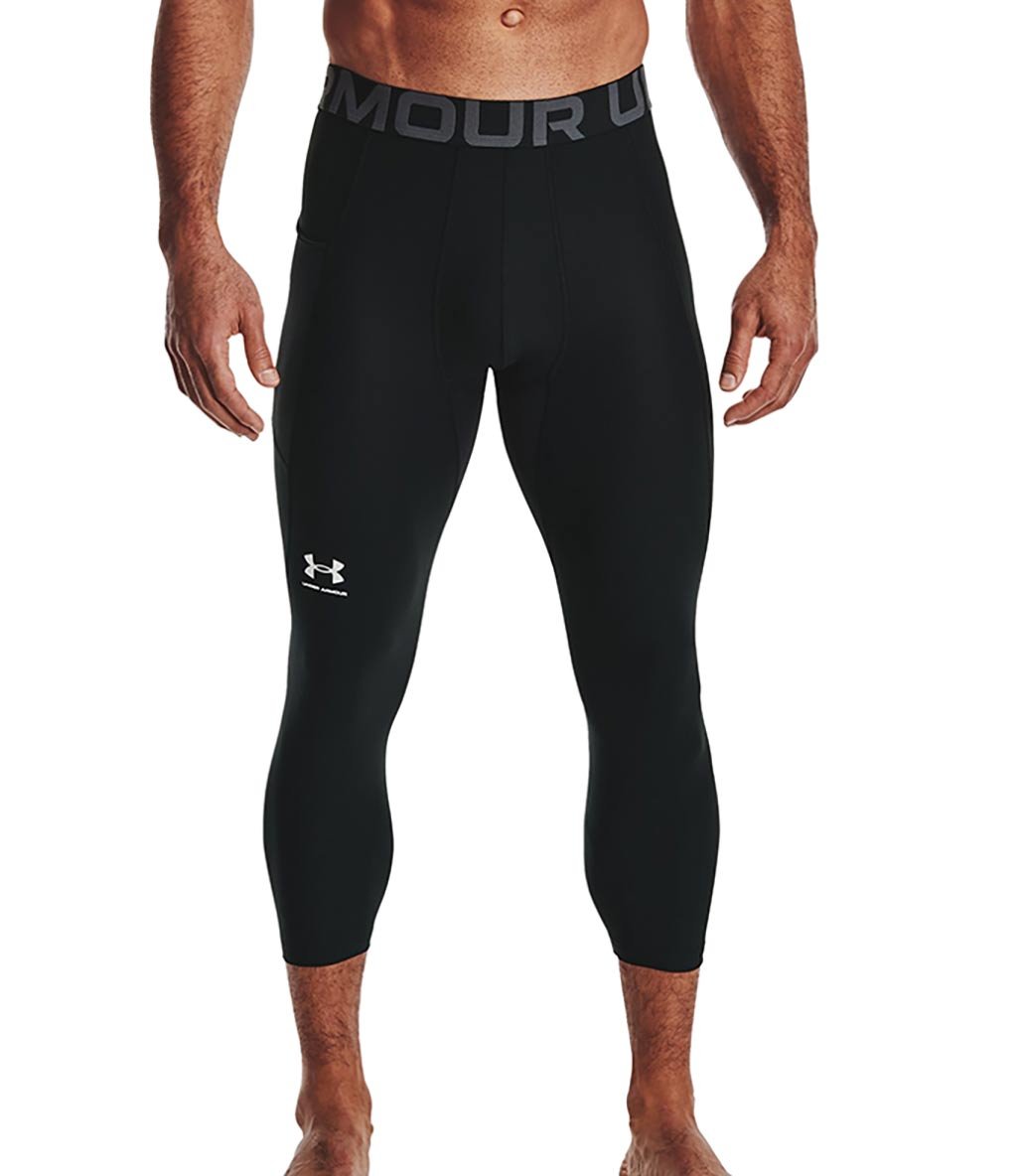 Under Armour Heatgear Armour 3/4 Erkek Tayt Siyah
