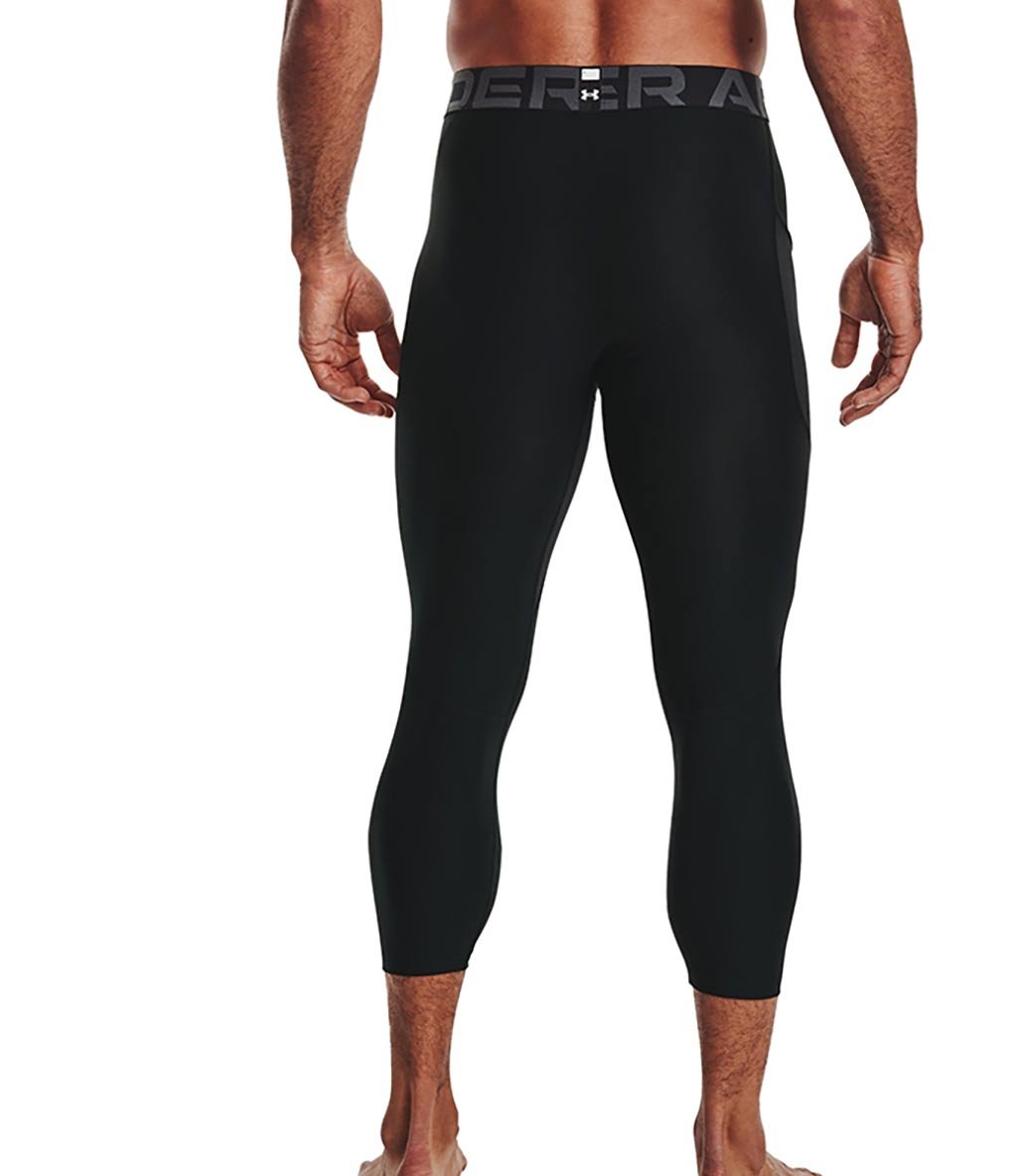 Under Armour Heatgear Armour 3/4 Erkek Tayt Siyah