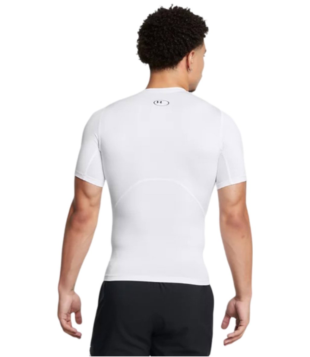Under Armour Heatgear Armour Kısa Kollu T-Shirt Beyaz
