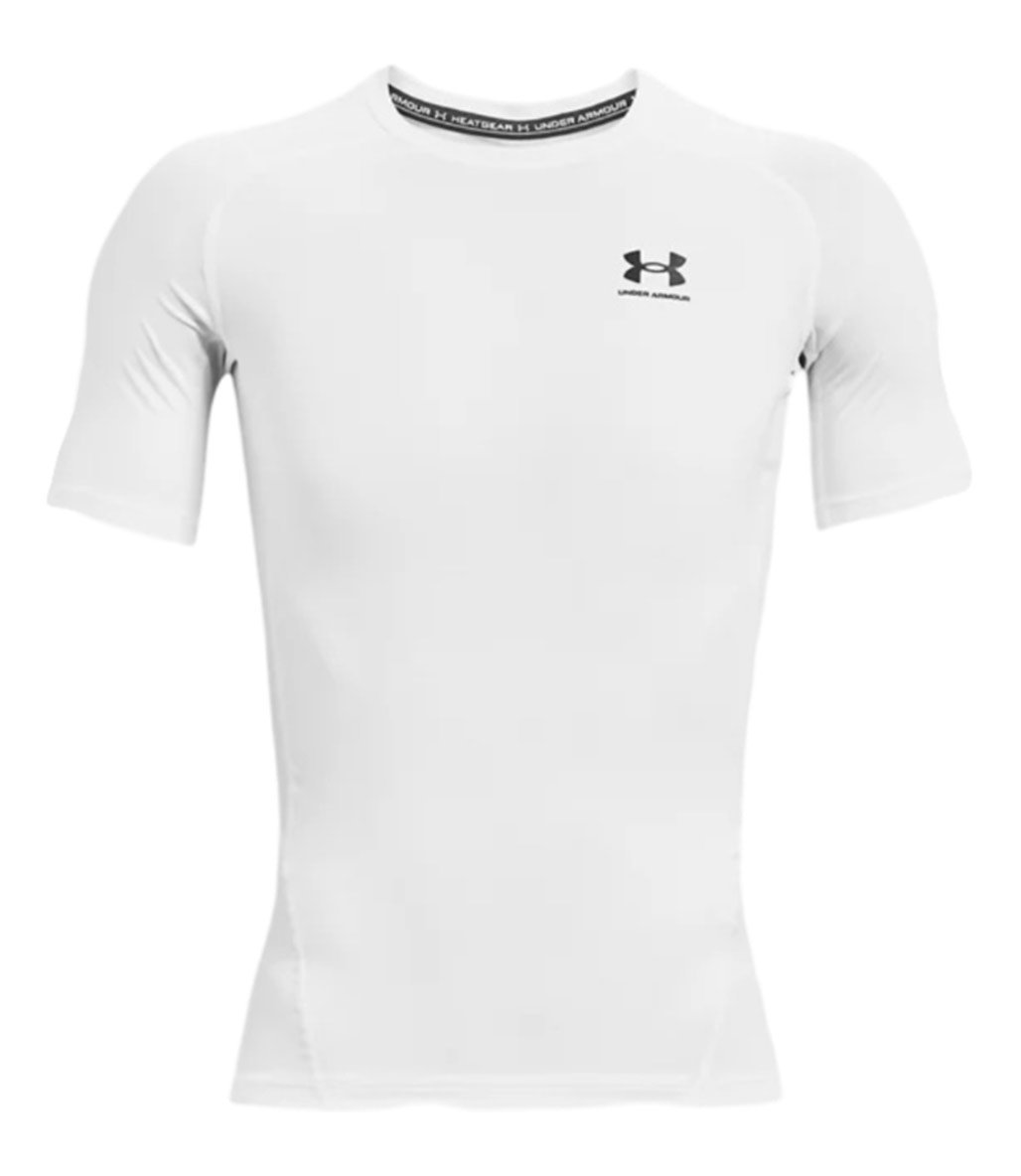 Under Armour Heatgear Armour Kısa Kollu T-Shirt Beyaz