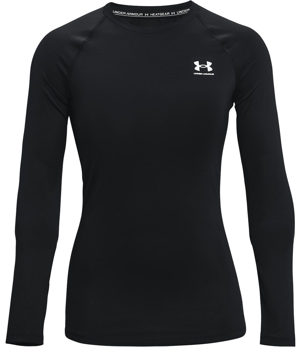 Under Armour HeatGear Compression Kadın Uzun Kollu T-Shirt Siyah