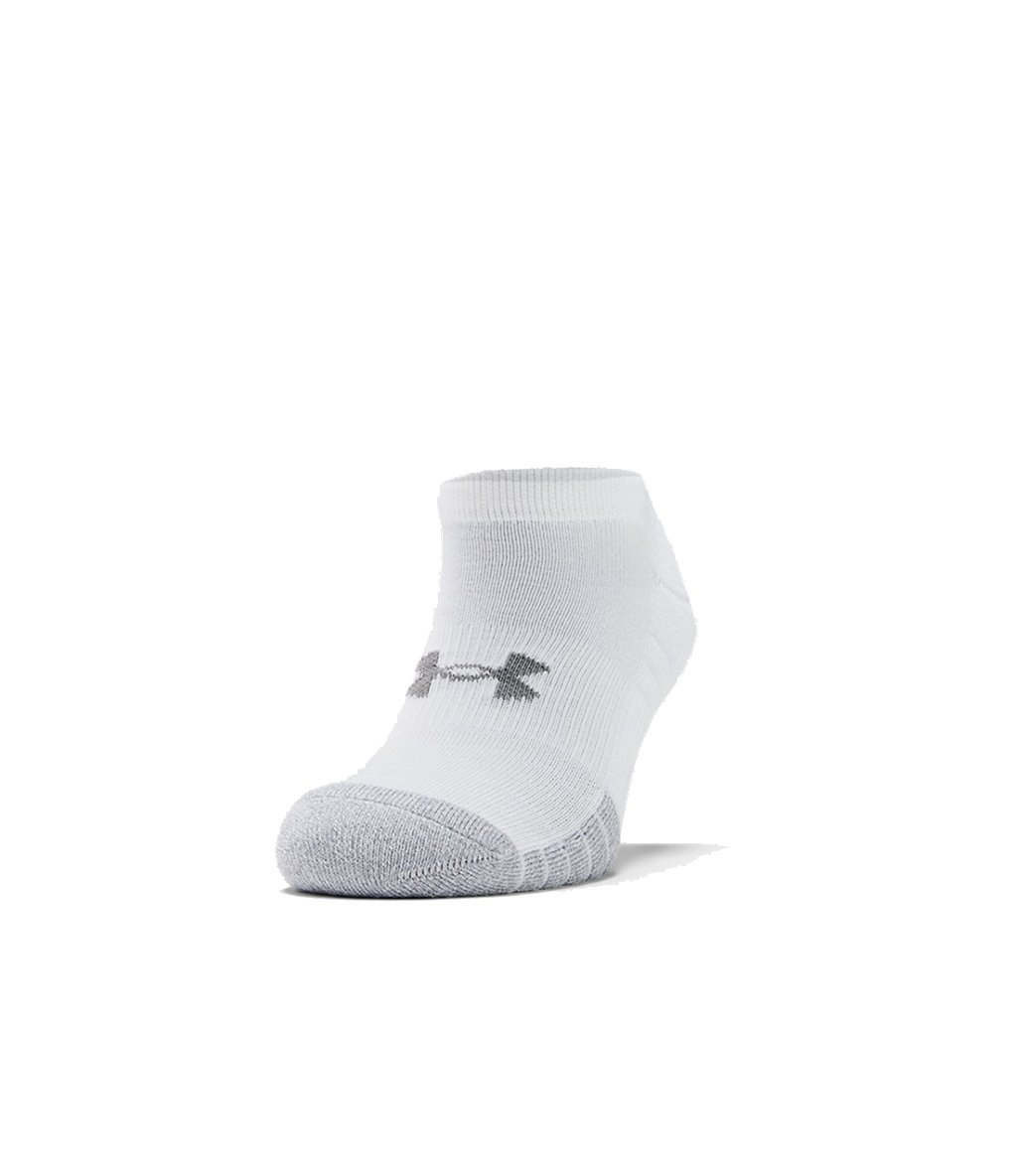Under Armour Heatgear No Show Çorap 3'lü Paket Beyaz