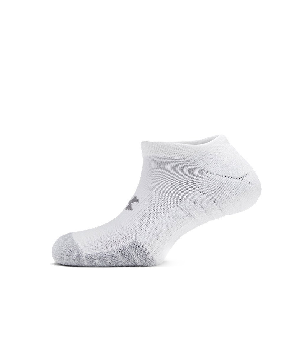 Under Armour Heatgear No Show Çorap 3'lü Paket Beyaz