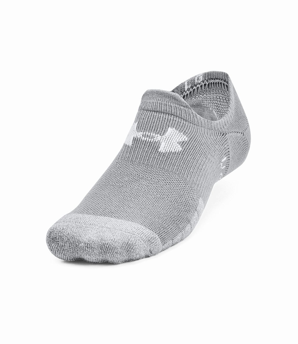 Under Armour Heatgear Ultra Low Tab Çorap 3'Lü Paket Siyah Gri Beyaz