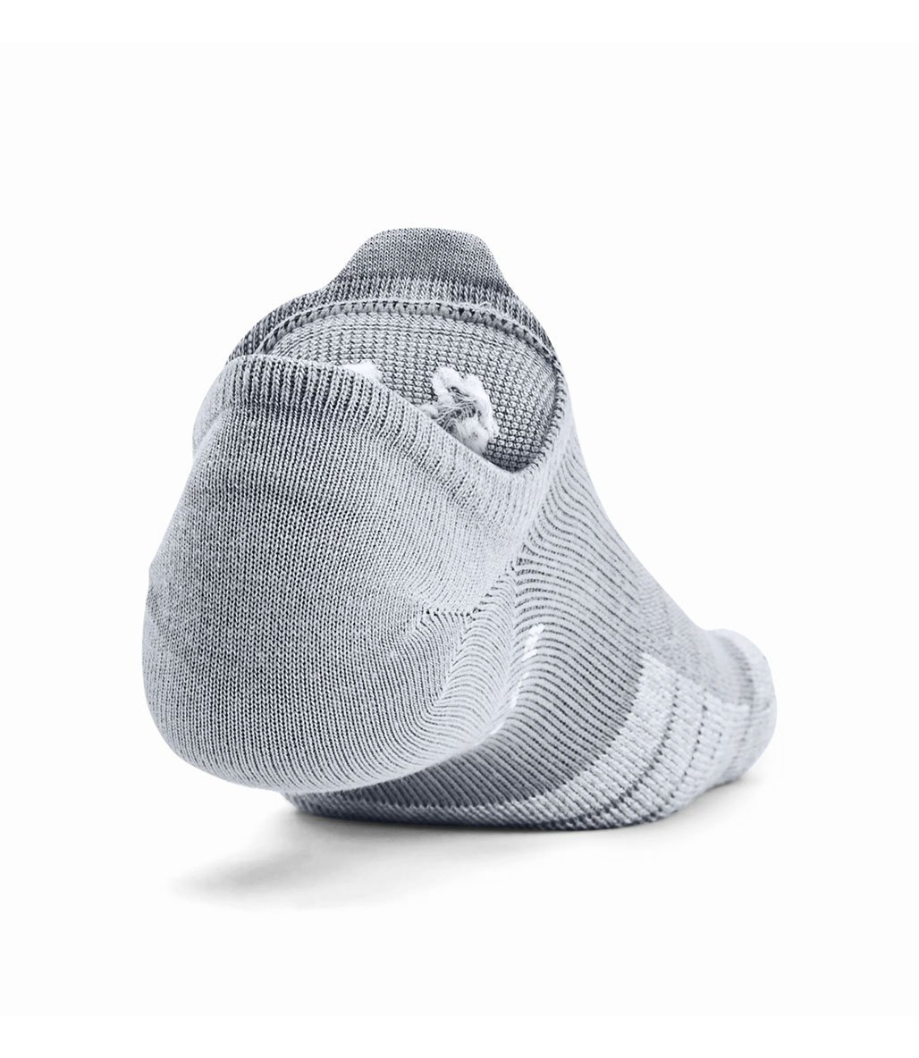 Under Armour Heatgear Ultra Low Tab Çorap 3'Lü Paket Siyah Gri Beyaz