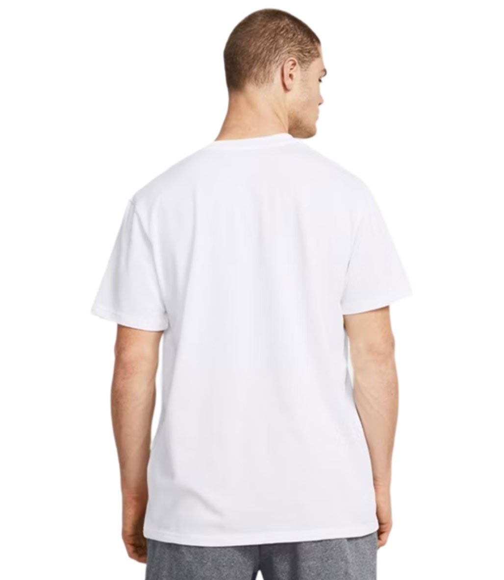 Under Armour Heavyweight Armour Label Kısa Kollu T-Shirt Beyaz