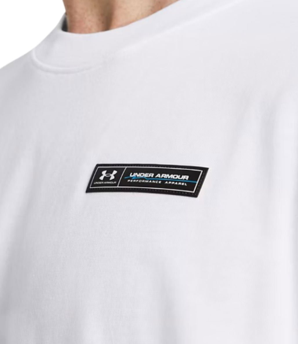 Under Armour Heavyweight Armour Label Kısa Kollu T-Shirt Beyaz
