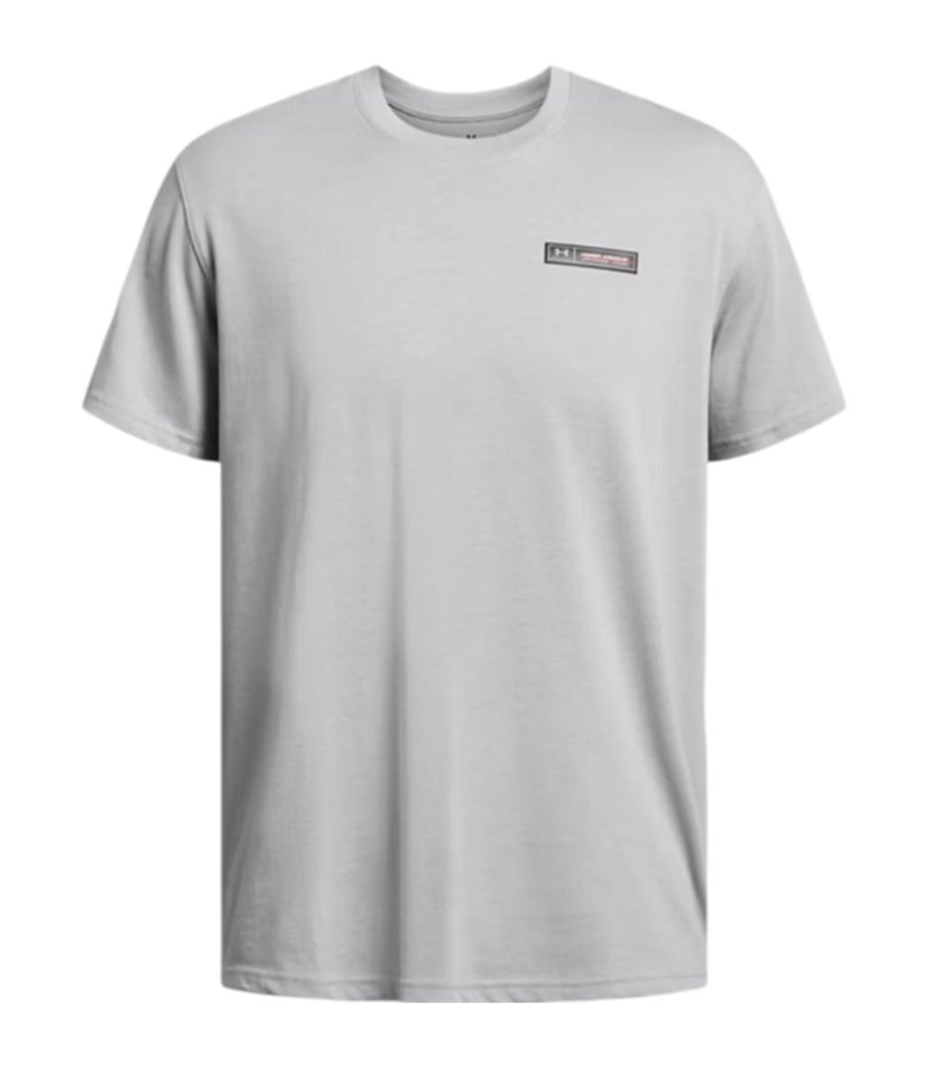 Under Armour Heavyweight Armour Label Kısa Kollu T-Shirt Gri