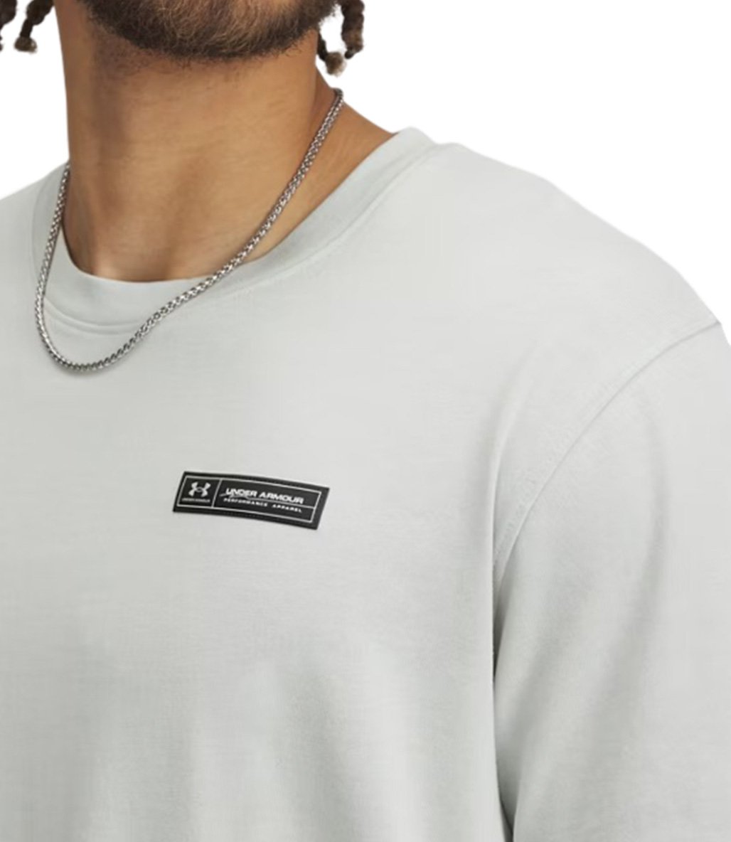 Under Armour Heavyweight Armour Label Kısa Kollu T-Shirt Su Yeşili