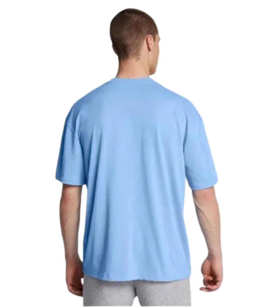 Under Armour Heavyweight Oversize Kısa Kollu T-Shirt Açık Mavi