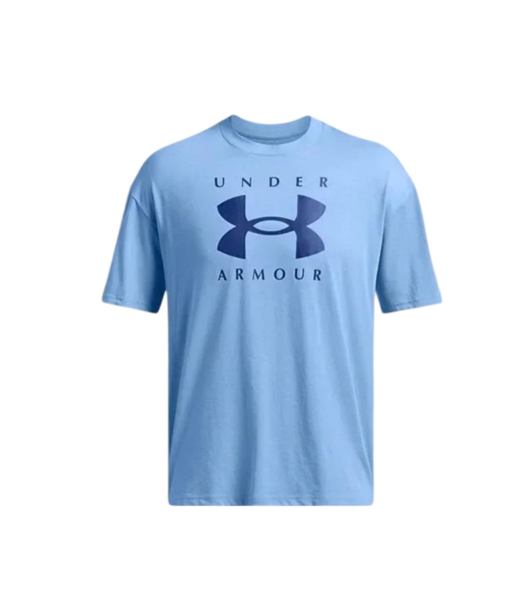 Under Armour Heavyweight Oversize Kısa Kollu T-Shirt Açık Mavi