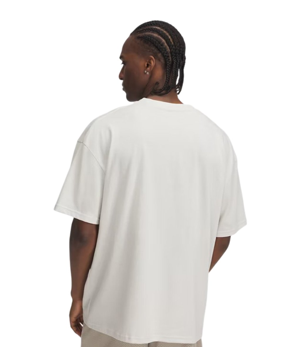 Under Armour Heavyweight Oversize Kısa Kollu T-Shirt Beyaz