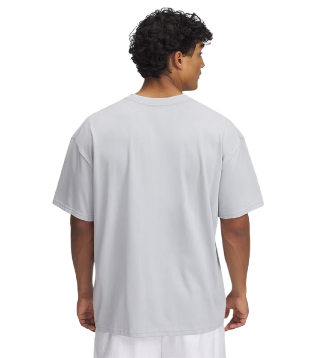 Under Armour Heavyweight Oversize Kısa Kollu T-Shirt Gri