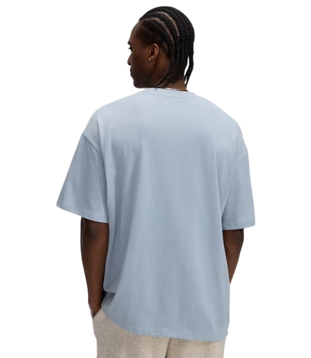 Under Armour Heavyweight Varsity Oversize Kısa Kollu T-Shirt Mavi