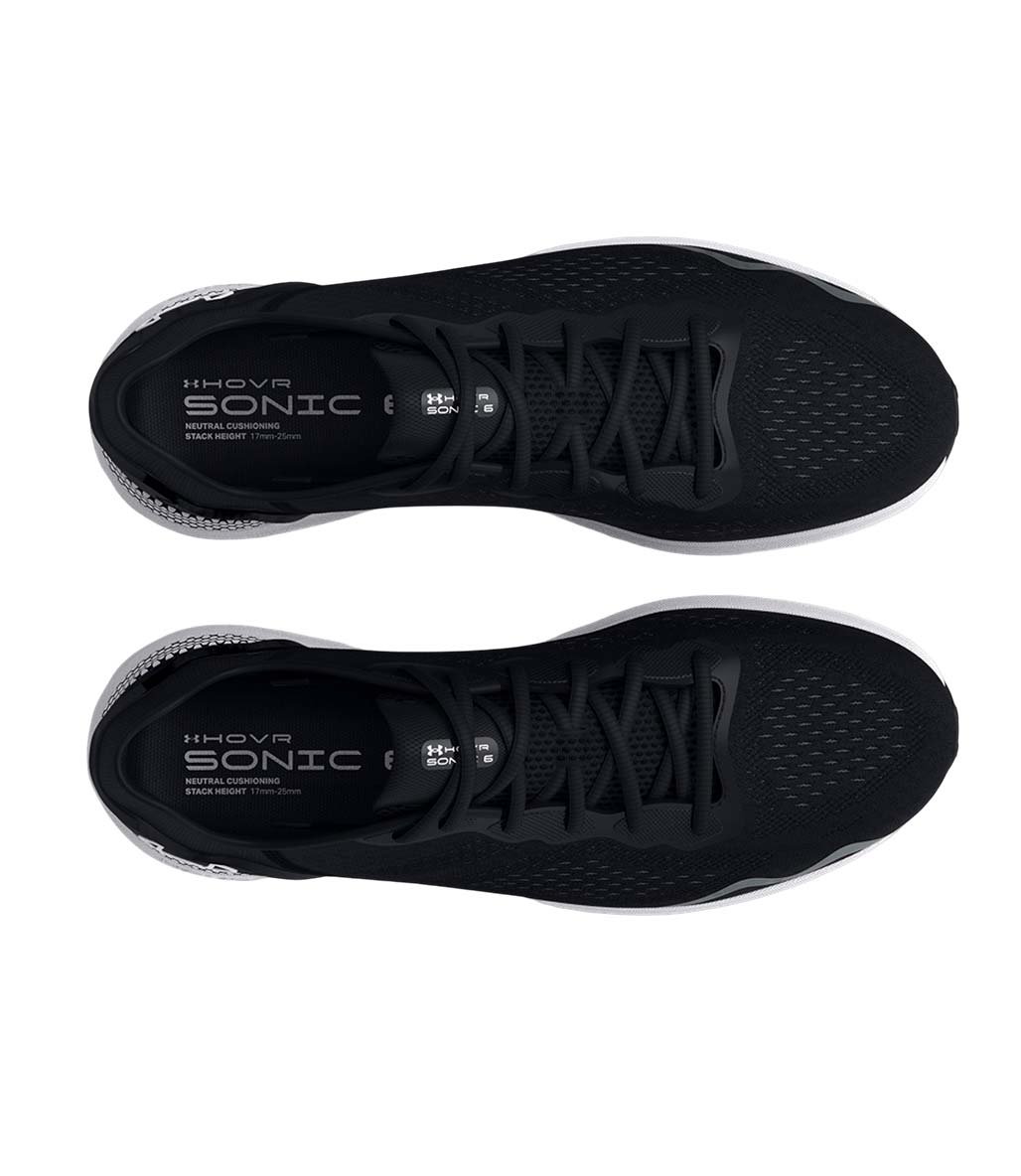 Under Armour HOVR Sonic 6 Kadın Ayakkabı Siyah Beyaz