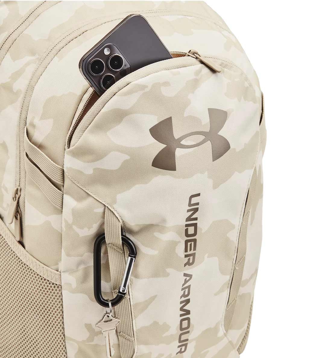 Under Armour Hustle 6.0 Sırt Çantası Beyaz Kamuflaj