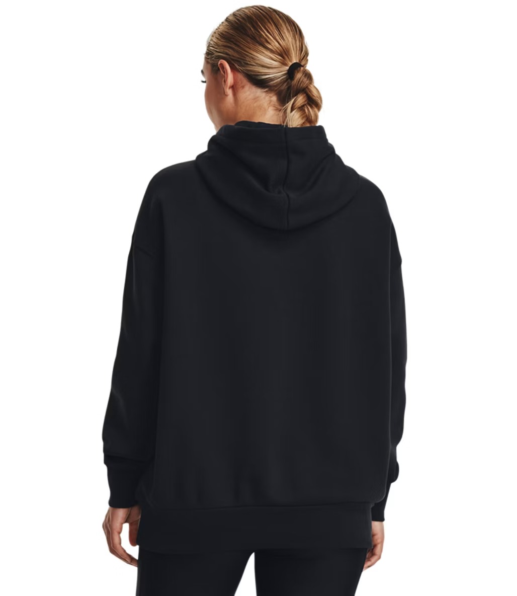 Under Armour Icon Fleece Kadın Oversize Sweatshirt Siyah