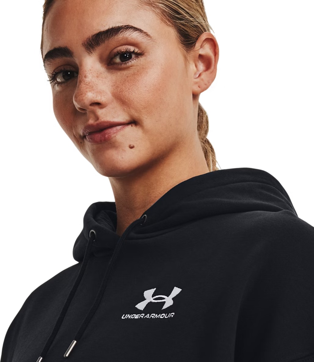 Under Armour Icon Fleece Kadın Oversize Sweatshirt Siyah