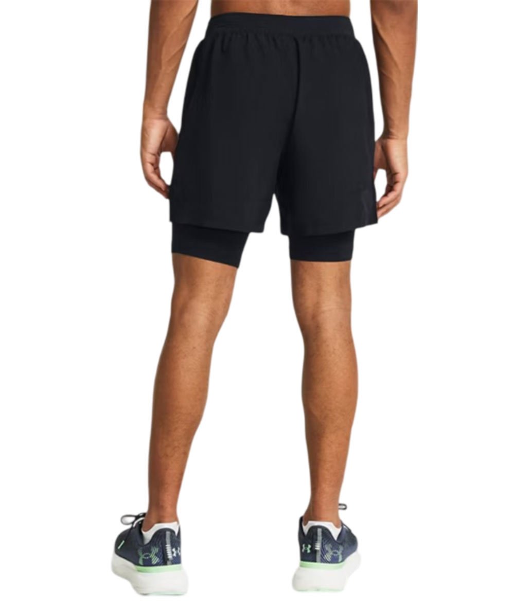 Under Armour Launch 5'' 2 In 1 Şort Siyah