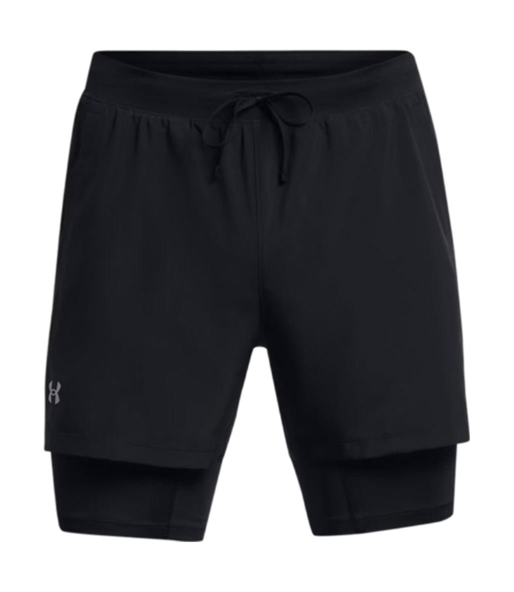 Under Armour Launch 5'' 2 In 1 Şort Siyah