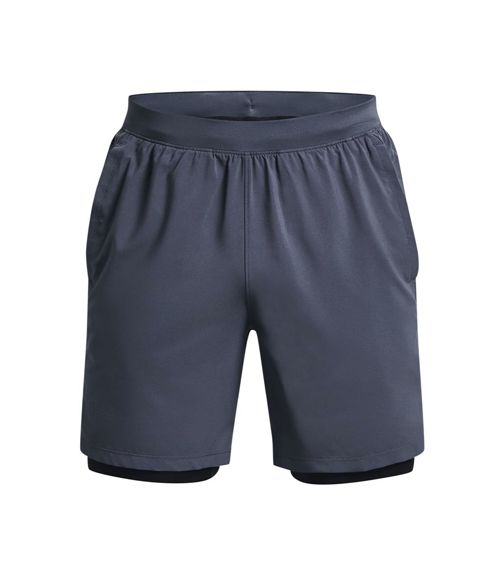 Under Armour Launch Sw 2N1 Şort Gri