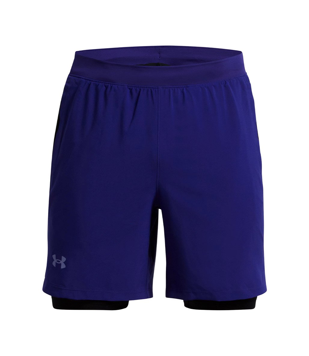 Under Armour Launch Sw 2N1 Şort Mavi