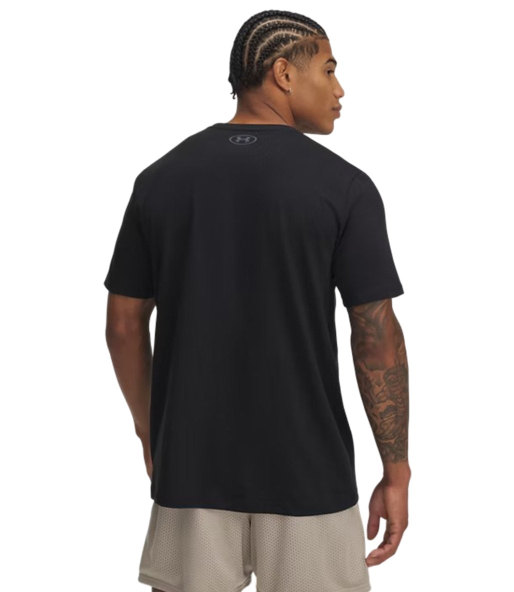 Under Armour Left Chest Fly In Logo Kısa Kollu T-Shirt Siyah