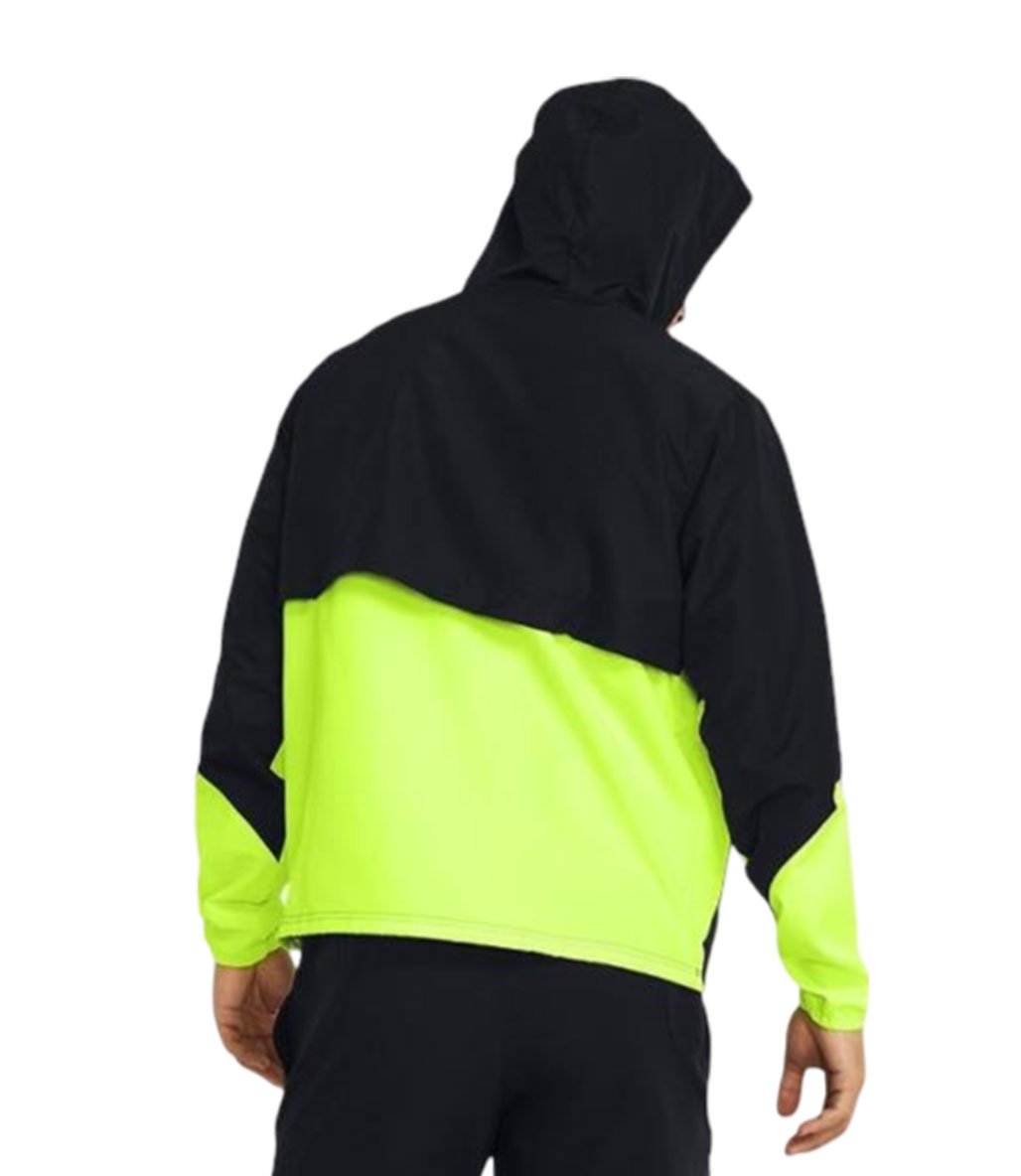 Under Armour Legacy Rüzgarlık Siyah Beyaz Neon Sarı