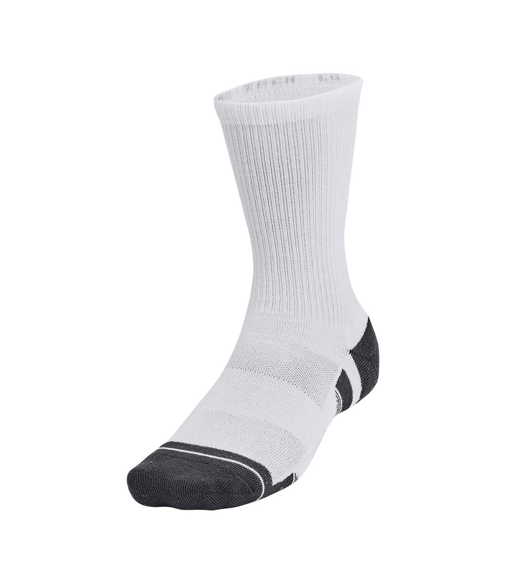 Under Armour Performance Tech 3'Lü Paket Crew Çorap Beyaz