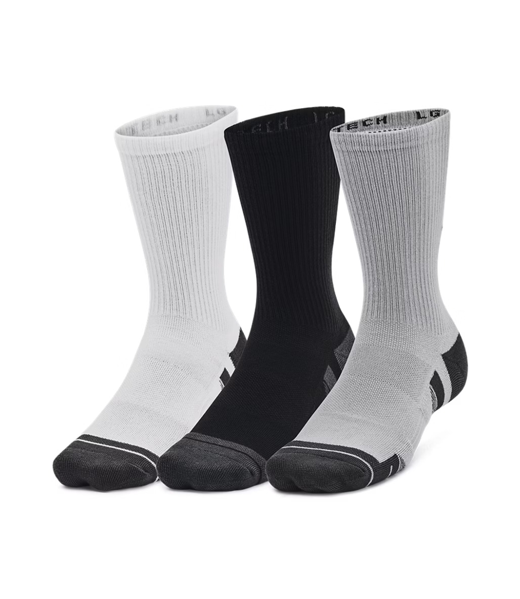 Under Armour Performance Tech 3'Lü Paket Crew Çorap Gri