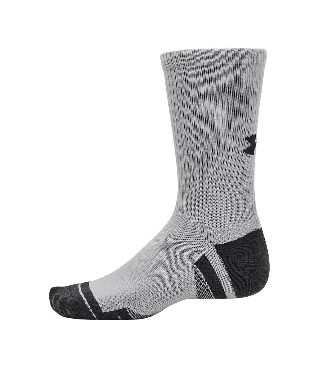 Under Armour Performance Tech 3'Lü Paket Crew Çorap Gri