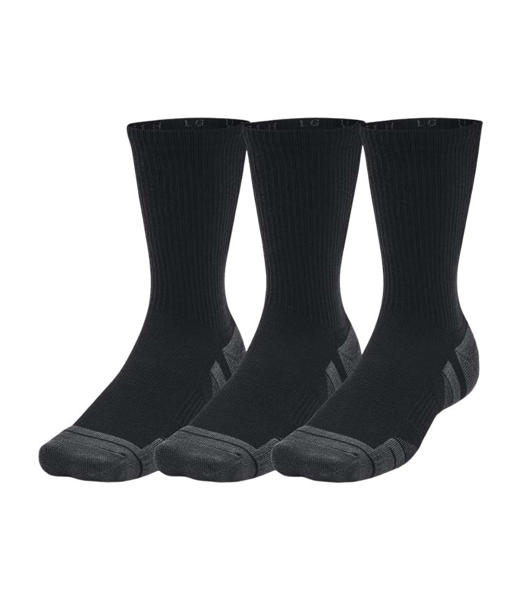 Under Armour Performance Tech 3'Lü Paket Crew Çorap Siyah