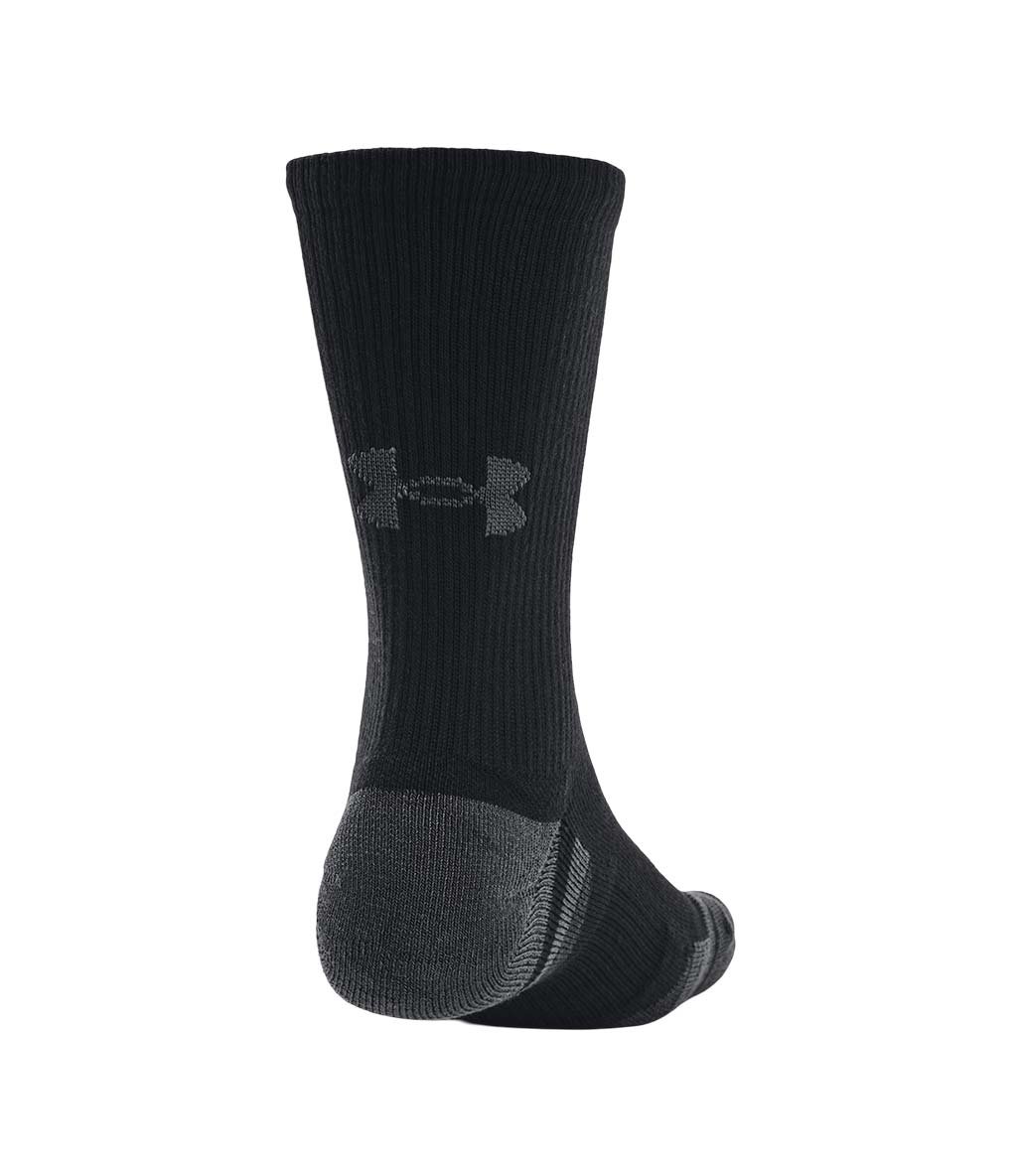 Under Armour Performance Tech 3'Lü Paket Crew Çorap Siyah
