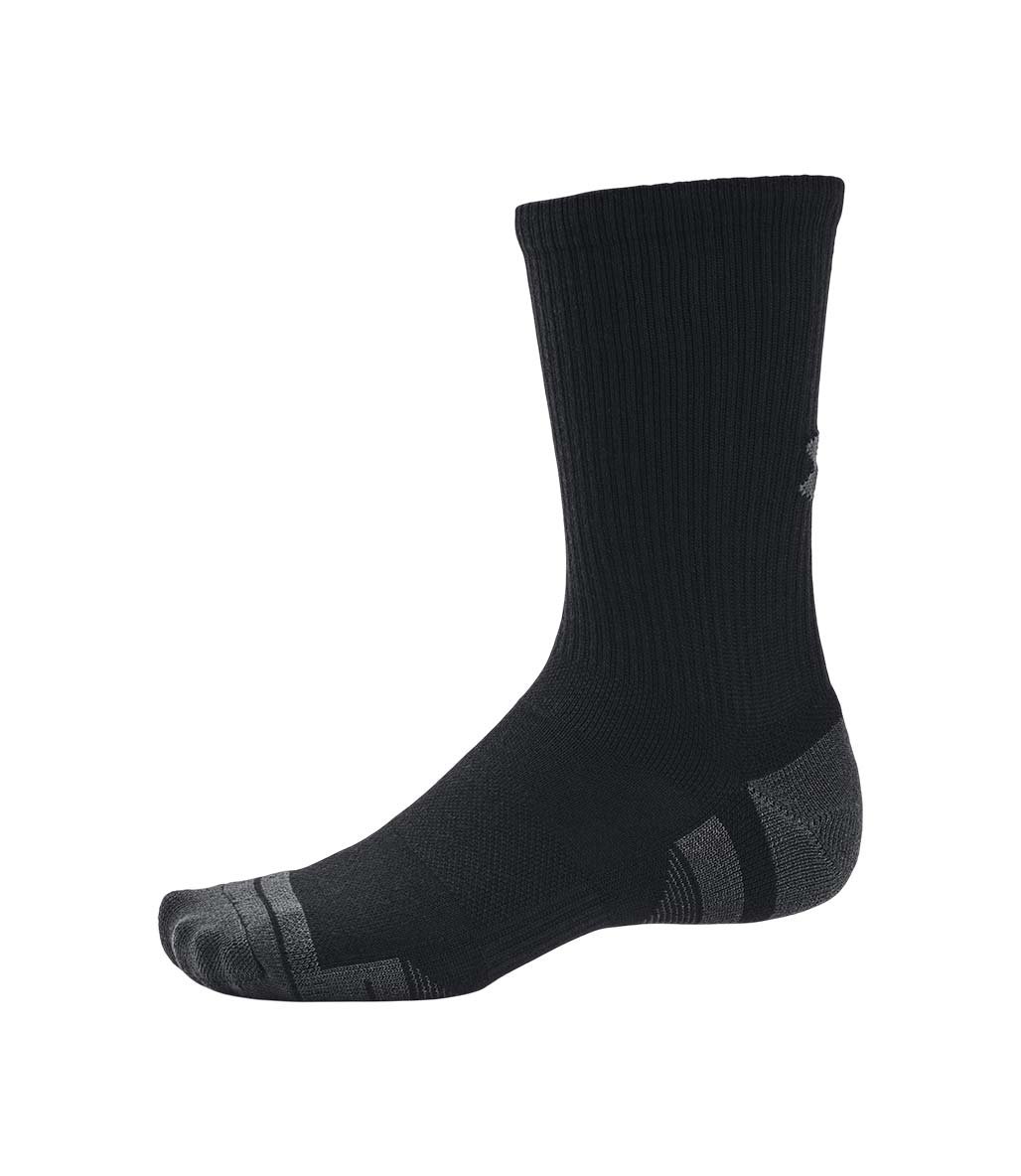 Under Armour Performance Tech 3'Lü Paket Crew Çorap Siyah