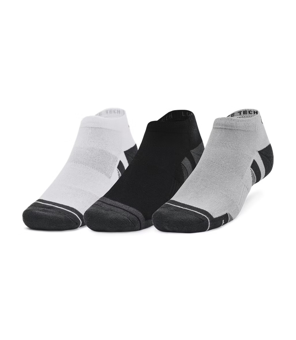 Under Armour Performance Tech 3'Lü Paket Low Cut Çorap Gri