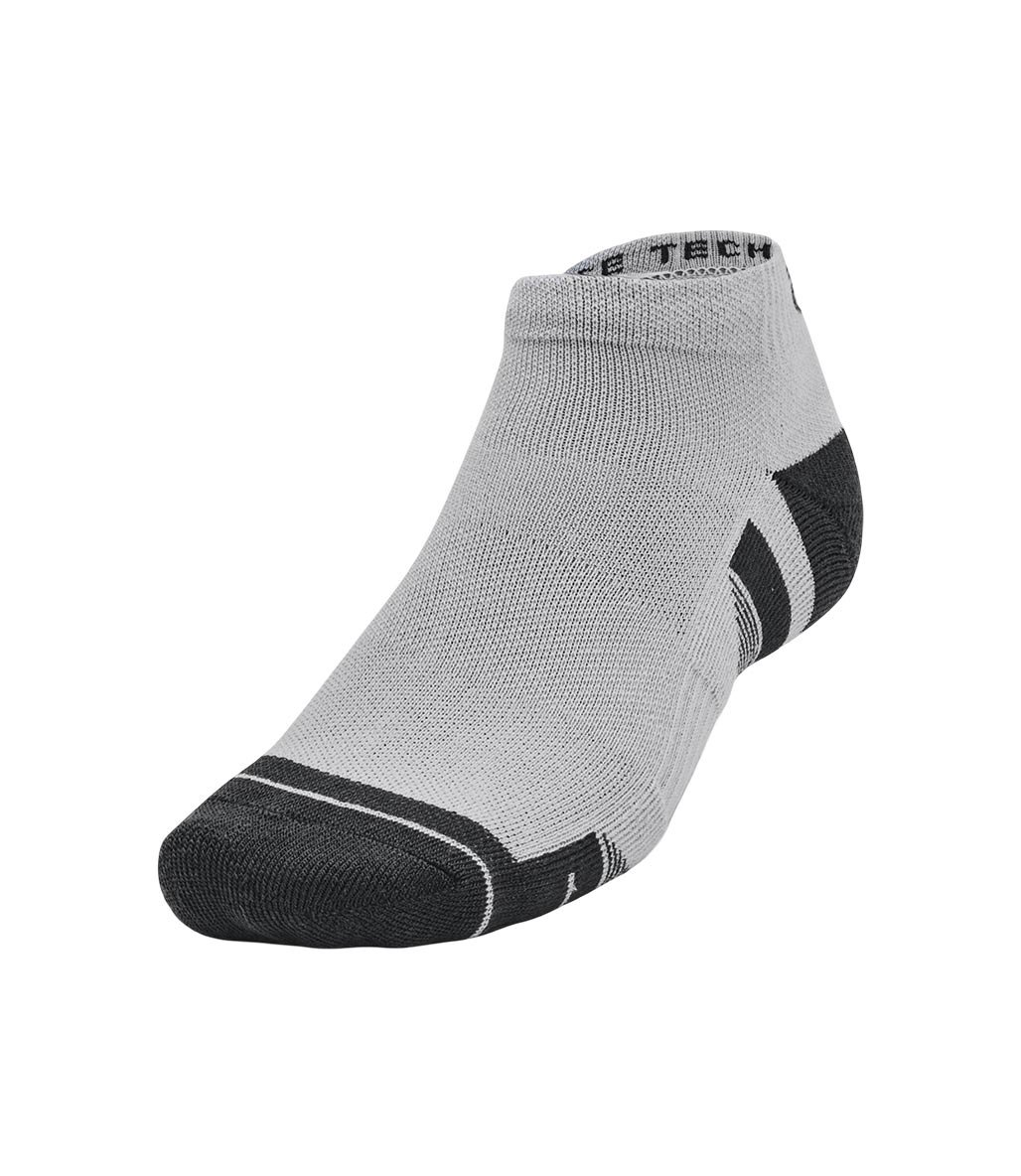 Under Armour Performance Tech 3'Lü Paket Low Cut Çorap Gri