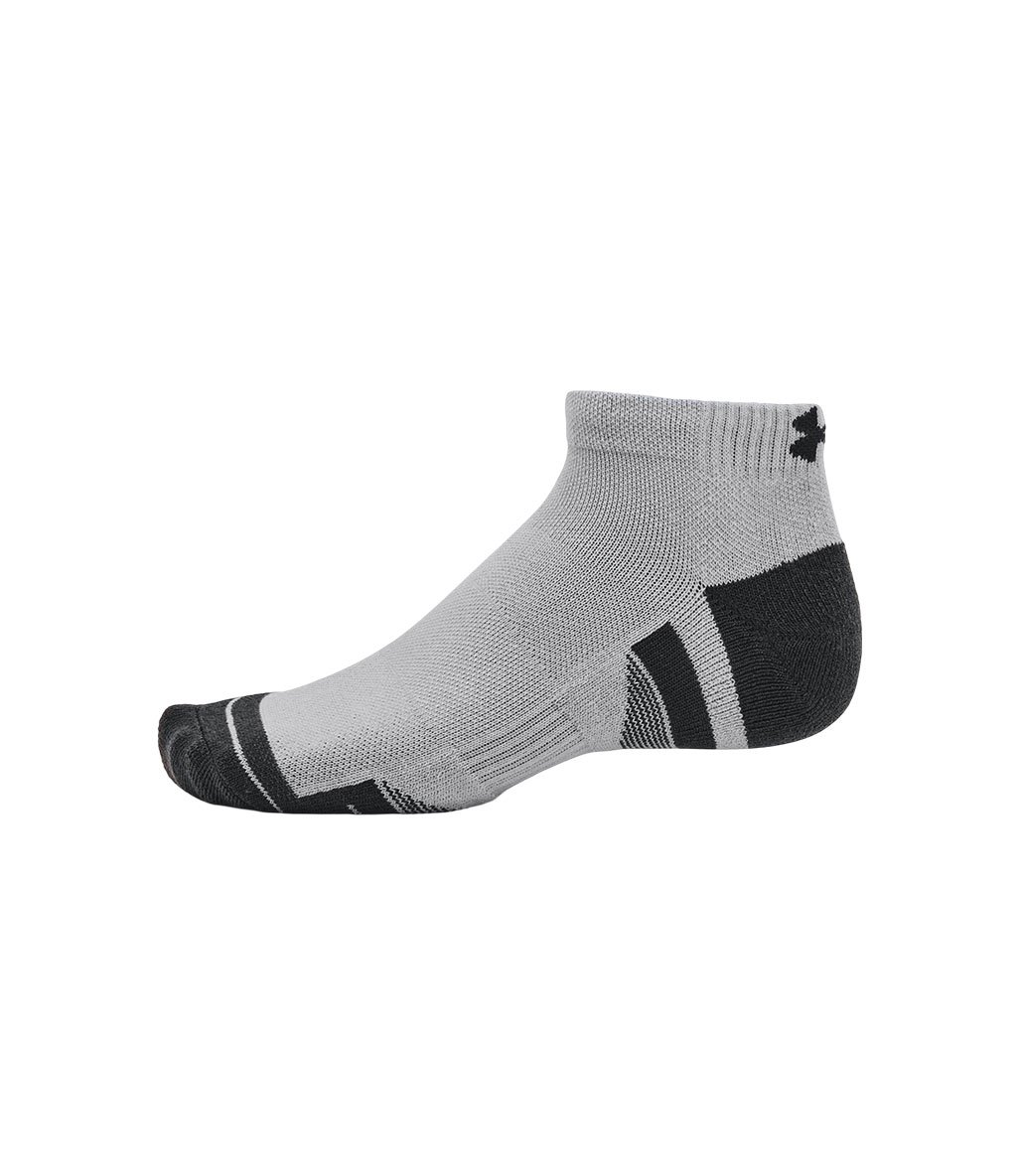 Under Armour Performance Tech 3'Lü Paket Low Cut Çorap Gri