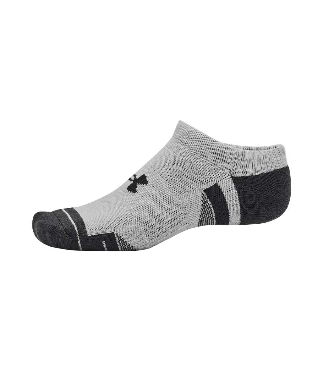 Under Armour Performance Tech 3'Lü Paket No Show Çorap Gri
