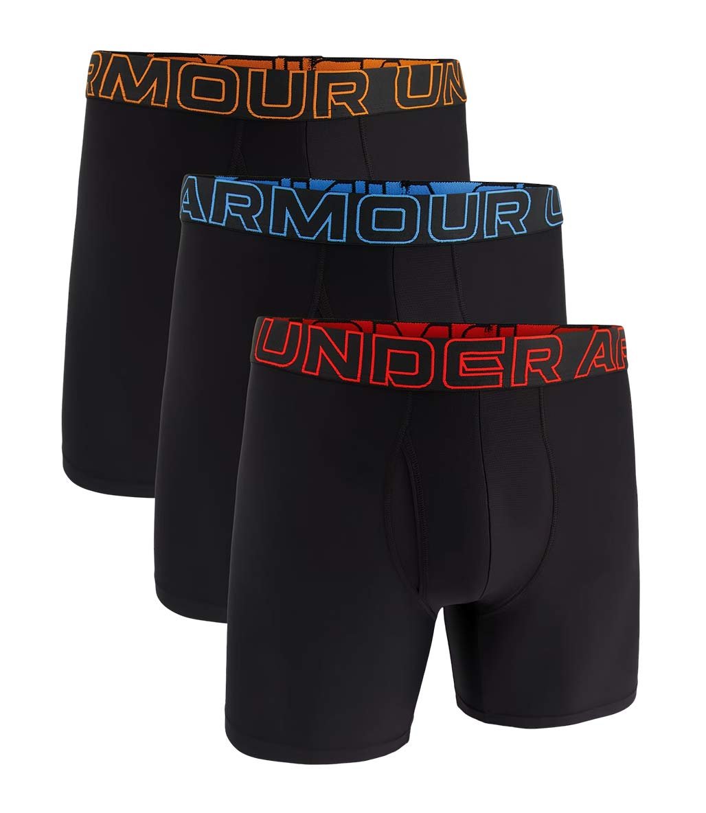 Under Armour Performance Tech 6" Boxerjock 3'lü Paket Çok Renkli